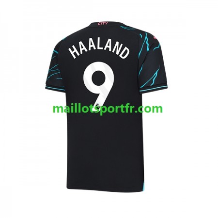Maillot de Foot Manchester City Erling Haaland 9 Troisieme 2023/24